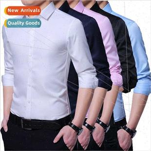 new long shirt inch fall spring sleeved men Shirt