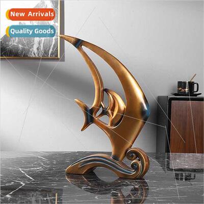 Yearly Fish Ornament ving Room Wine Cooler TV Cabinet Deskto