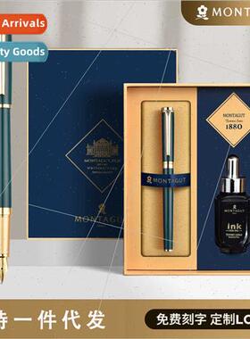 Fountain pen girls men students dedicated to practicing writ