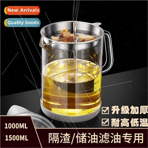 Oil filtering device kchen household oil separator oil canis