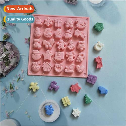25 Christmas chocolates 284 silicone mold pudding dessert mo