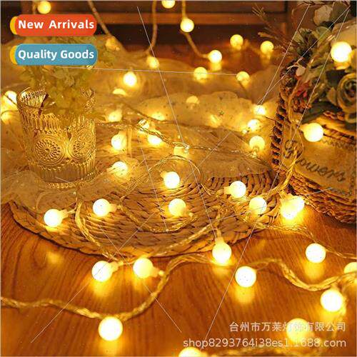 led frosted orb outdoor camping lights string room patio gar