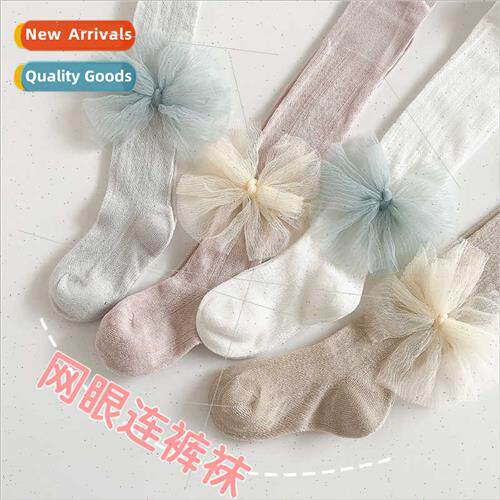 Spring and summer baby bottoming socks thin section mesh chi
