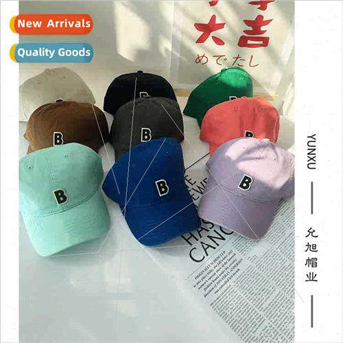 Korea B letter duck tongue hat small red book ins wind sunsh