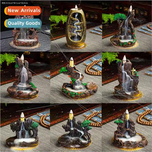Resin Reversing Incense BurnerRight left incense burnerSend