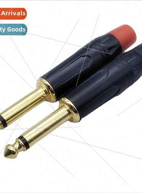 New 6.5/ 6.35 Mono Stereo Plug Large 2-pole Gold-plated Weld