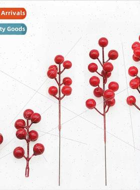 7 head/12 head Christmas fru foam red fru holly fru simulati