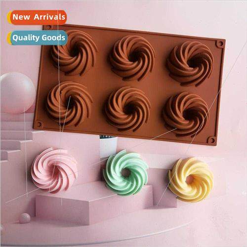 6 spiral 184 chocolate biscu mold cake mold ice cream candy