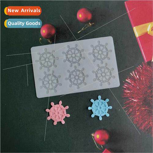 6 sets ship rudder chocolate biscu cake mold ice cream candy