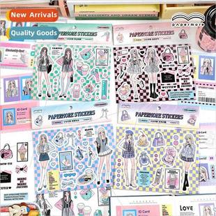 stickers cute goo Hua card characters Zhang ani girl cartoon