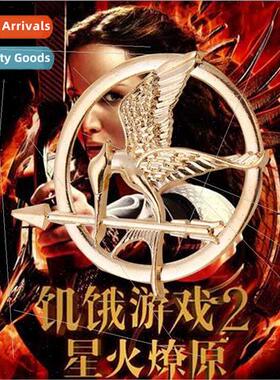 Europe anime Hunger Games Mockingjay brooch starfire prairie