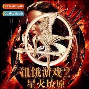Europe anime Hunger Games Mockingjay brooch starfire prairie