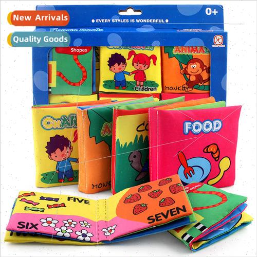 Cloth Book Stereoscopic Early Learning 6  Set Baby Palm Book