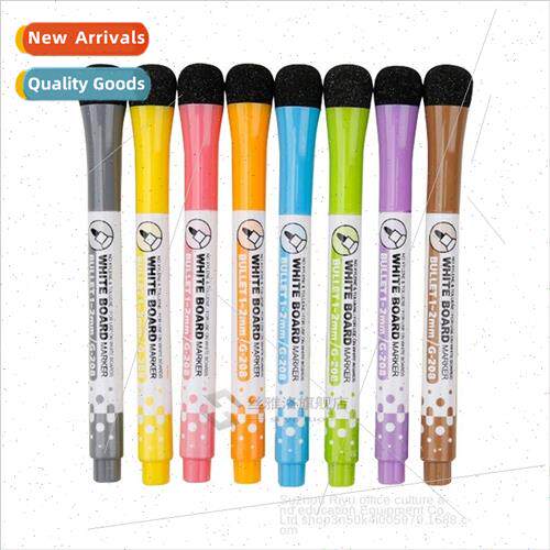 *8PC Magnetic Wheboard Pen Erasable Dry Whe Board Marker