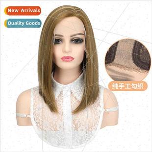 front female head locks bob wig short lace Europe hair new