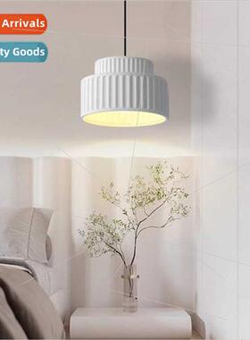 New bedroom bedside lamp creative resin cream wind led chand