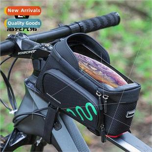 Bicycle bag mountain bike hanging bag top tube saddle cell p