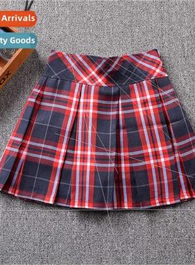Japan pleated skirt cos unim skirt macramé plaid skirt line