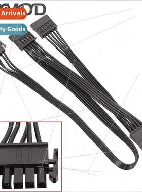 SATA Module Cable 适用Enermax PSU 5Pin TO SATA15Pin X3 Black