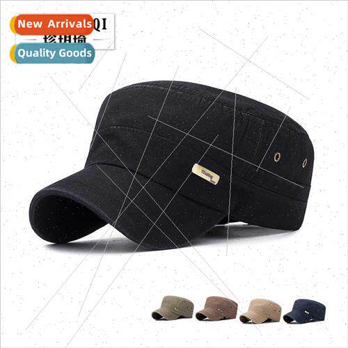 hat men outdoor leisure flat cap copper label do old washed