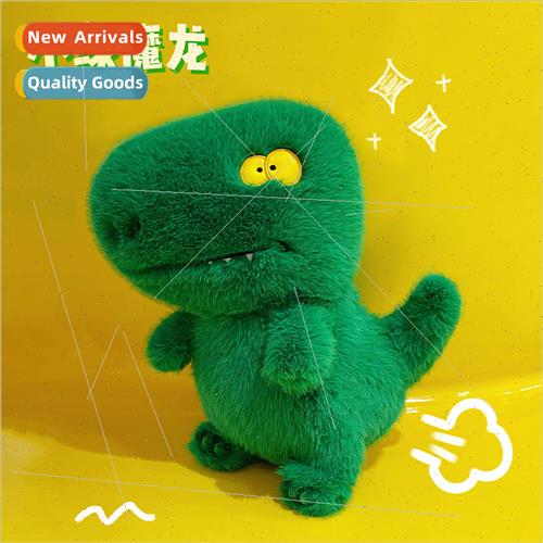 New quirky cute ltle green dinosaur doll plush toys bed slee