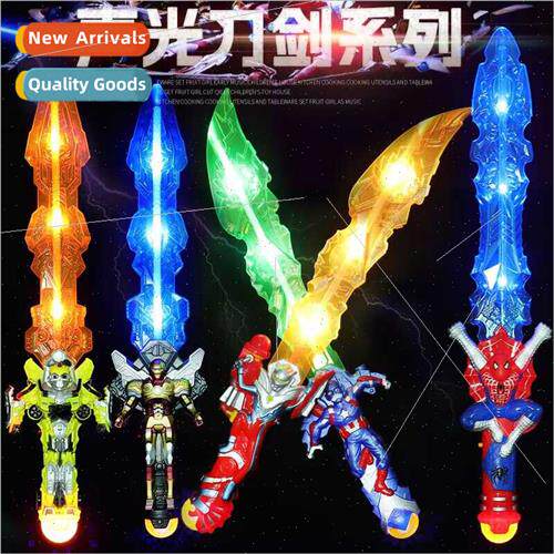 Cartoon music sword children toys sound light sword avengers