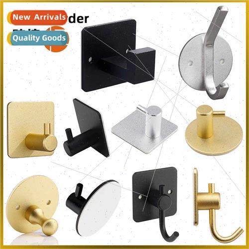 -adhesive metal bathroom kchen no-punch hooks sticky hooks s