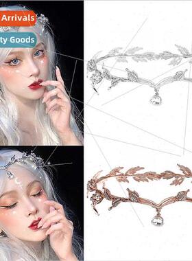 Korean eyebrow pendant rhinestone hair bands ancient ehead j