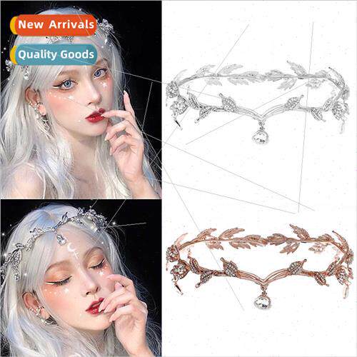 Korean eyebrow pendant rhinestone hair bands ancient ehead j