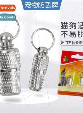 Pet Address Tag Pet ID Tag Loss Prevention Dog Tag Metal Nam