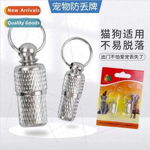 Loss Prevention Pet Metal Tag Dog Nam Address