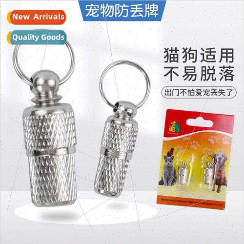 Pet Address Tag Pet ID Tag Loss Prevention Dog Tag Metal Nam