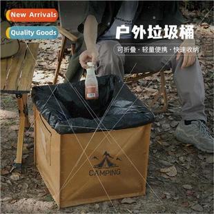 folding outdoor garbage can equipment Small camping triangle