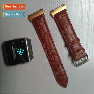 适用fitbit Ionic strap crocodile pattern fitbit lonic leathe