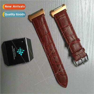 适用fitbit Ionic strap crocodile pattern fitbit lonic leathe