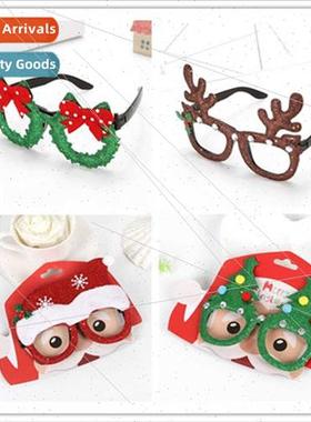 Christmas decorative glasses children gifts holiday supplies