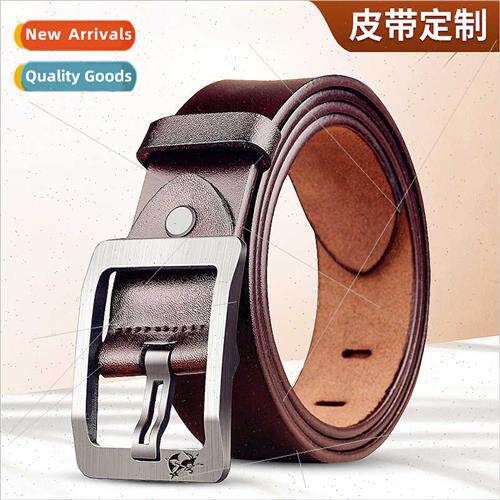 Casual belt men PU retro belt men pin buckle pants belt kang