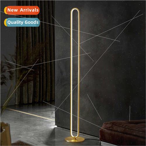 Full copper floor lamp Italian minimalist Scandinavian light