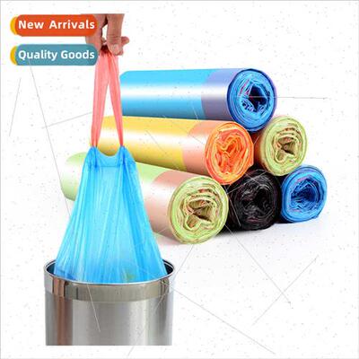 Drawstring garbage bags household portable-thickened colorfu