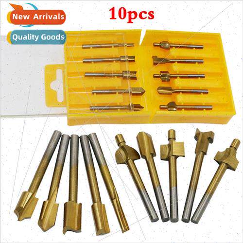 Milling cutter high-speed steel 10PCS set woodworking electr