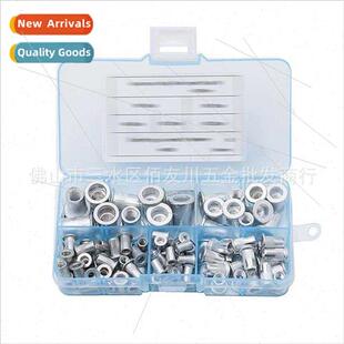 Head Flat Aluminum Vertical Rivet Nut Pull 100PCS