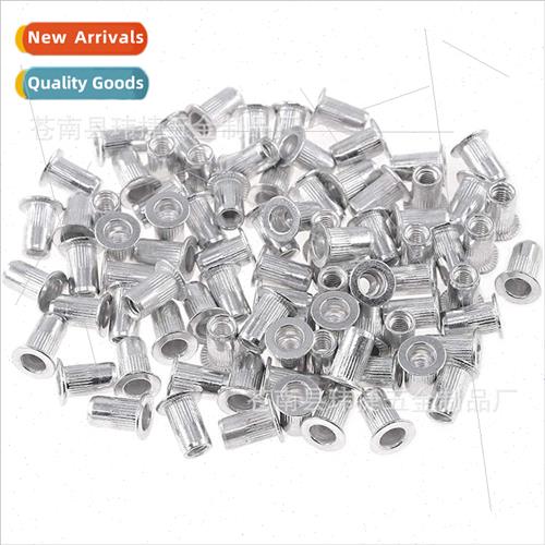 100pcs bag M3 flat head vertical thread aluminum rivet nut c