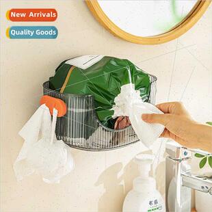 Washcloth organizer wall mounted home bathroom toilet tissue