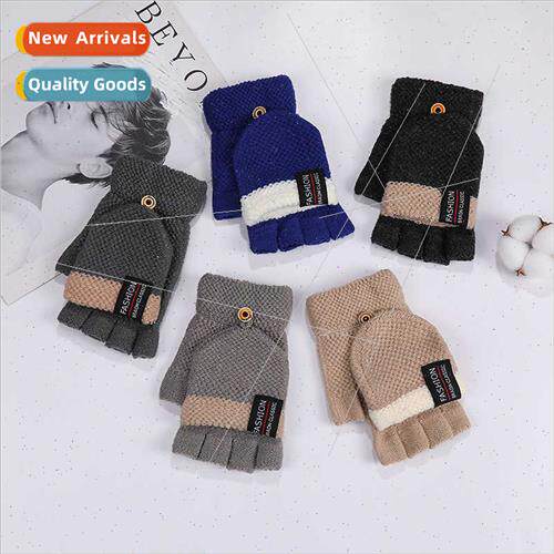 Autumn winter  universal striped cute blue Korean embroidere