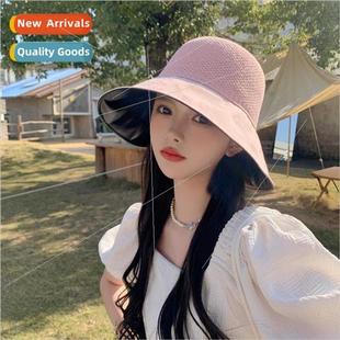 big out brim sun bow hat fisherman sunshade large New