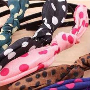 Dot Rabb Beauty Leopard Headbands Bands Polka Hair Bow Ears