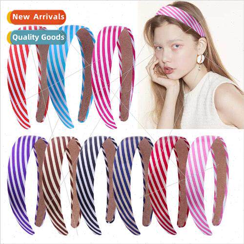 Hair accessories headband Korean simple striped hairpin fall