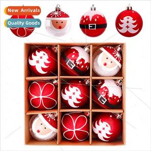 Orb Red Electroplated Speedway Balls Claus Plastic Pai Santa