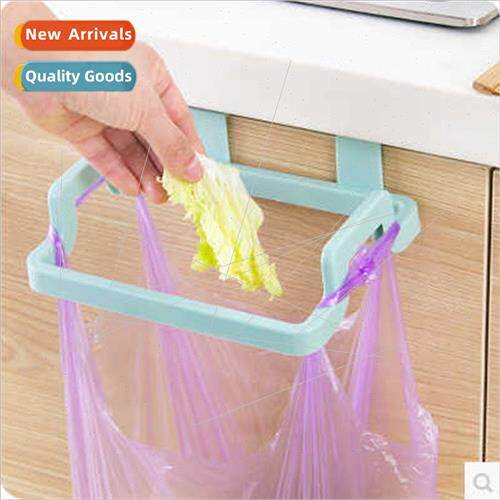 Creative plastic door back garbage bag holder multi-function