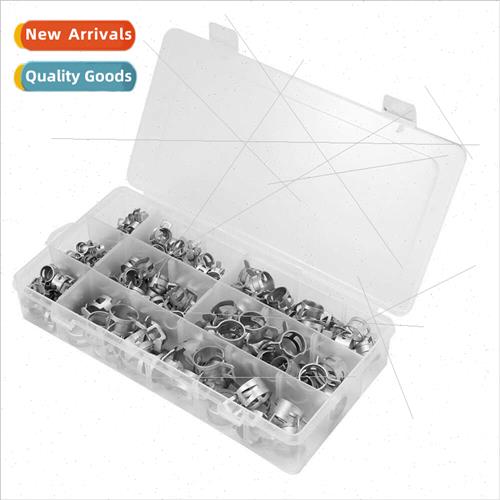 160pcs boxed silver spring hose clamps steel bdacromet hose